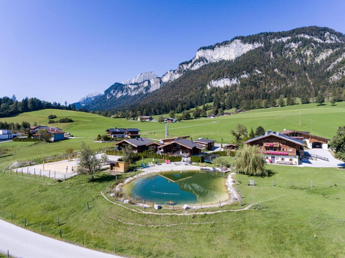 Narzenhof Wellness Chalets, Familien & Luxus Apartments Am Bauernhof Sankt Johann in Tirol Bagian luar foto