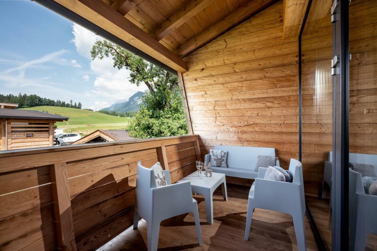 Narzenhof Wellness Chalets, Familien & Luxus Apartments Am Bauernhof Sankt Johann in Tirol Bagian luar foto