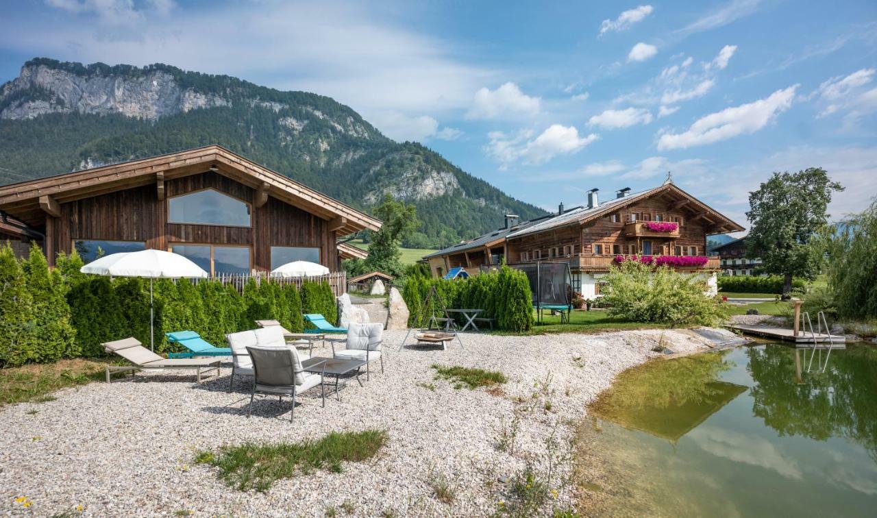 Narzenhof Wellness Chalets, Familien & Luxus Apartments Am Bauernhof Sankt Johann in Tirol Bagian luar foto